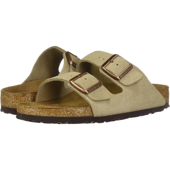 Birkenstock Arizona BS Narrow Unisex Shoes Size 4, Color: Taupe
