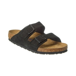 Birkenstock Arizona CT Leather Sandal, 42, Black - Walmart.com