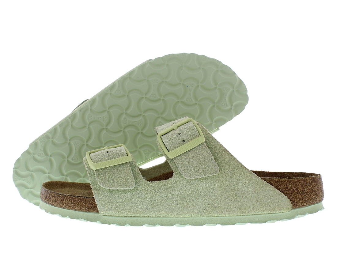 Birkenstock Arizona Narrow Unisex Shoes Size 7, Color: Faded Lime