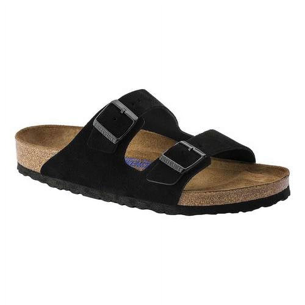 Birkenstock 951301 Men's Arizona Soft Footbed Taupe Suede Sandals