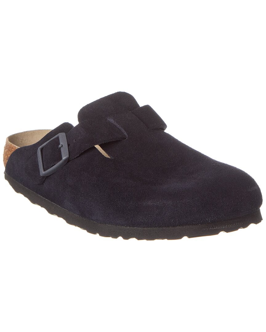 BIRKENSTOCK Boston BS トープ37 Boston Soft Footbed Suede Leather Dark Tea Tonal | BIRKENSTOCK