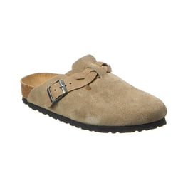 KOKO　BIRKENSTOCK Boston Suede Boston Soft Footbed Suede Leather Taupe | BIRKENSTOCK