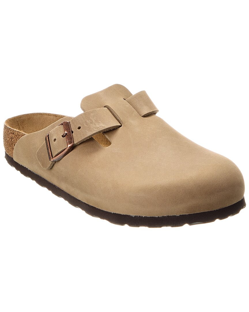 Birkenstock Boston ブラウン 36 Birkenstock Boston Braided Narrow Suede Clog, 36, Brown