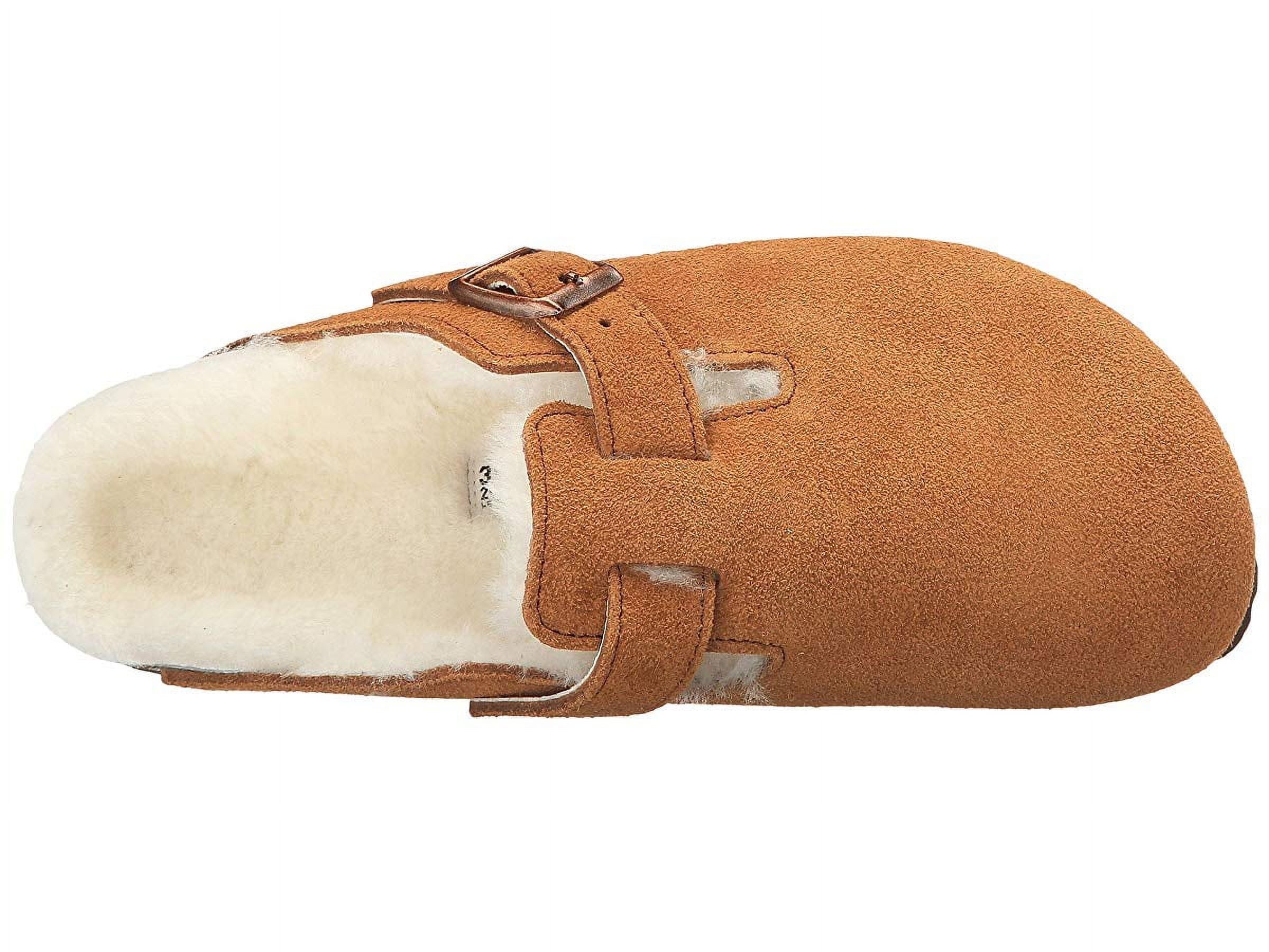 Birkenstock Boston Shearling Mink Suede