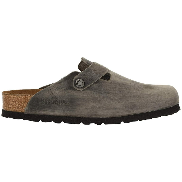 Birkenstock Women's Boston SFB Iron Oiled Leather 36 R - Walmart.com