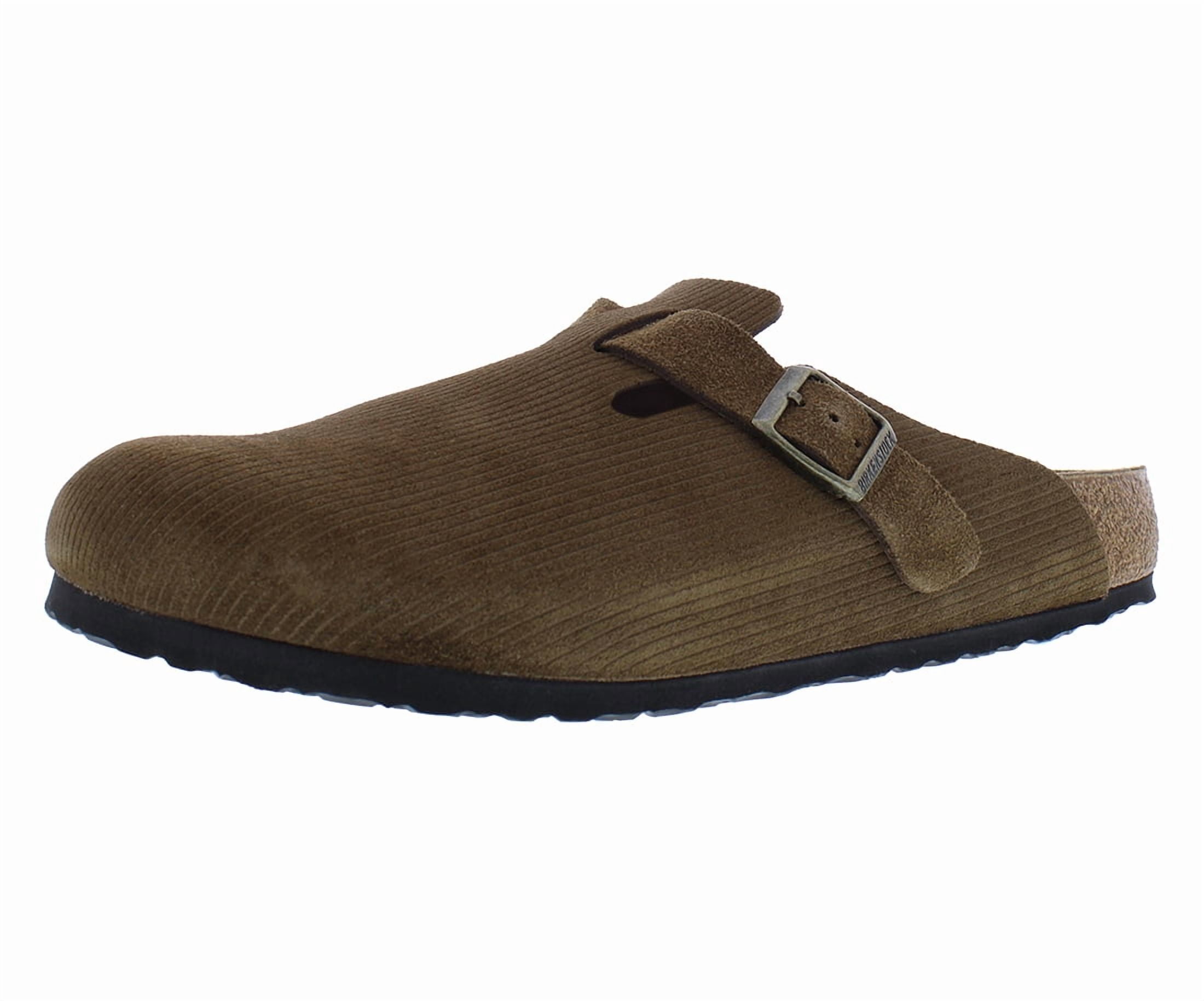 Birkenstock Boston Unisex Shoes Size 13, Color: Corduroy Dark Tea