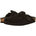 thumbnail image 1 of Birkenstock Boston VL/Shearling Unisex Shoes Size 7, Color: Mocca, 1 of 5