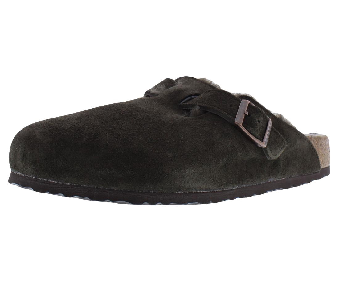 Birkenstock Boston Vl/Shearling Unisex Shoes Size 8, Color: Mocca