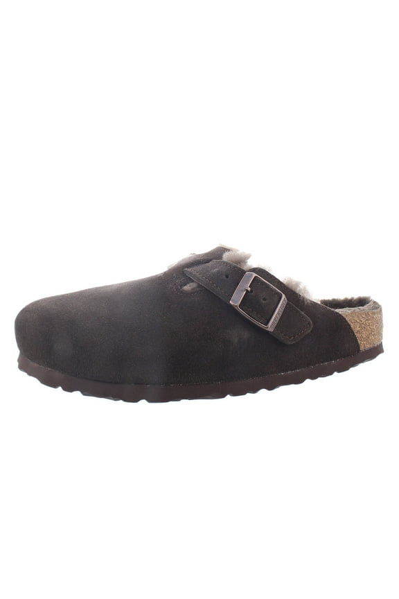 Boston Vl/Shearling Unisex Shoes Size 8, Color: Mocca