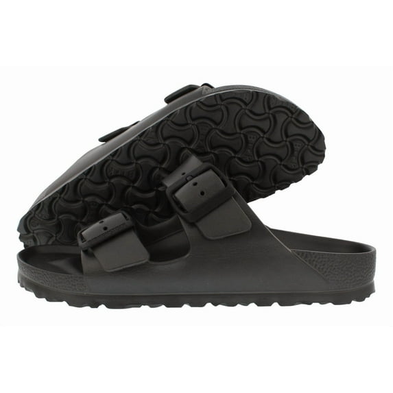 Birkenstock Boys Arizona Eva Buckle Lightweight Footbed Sandals Silver 39