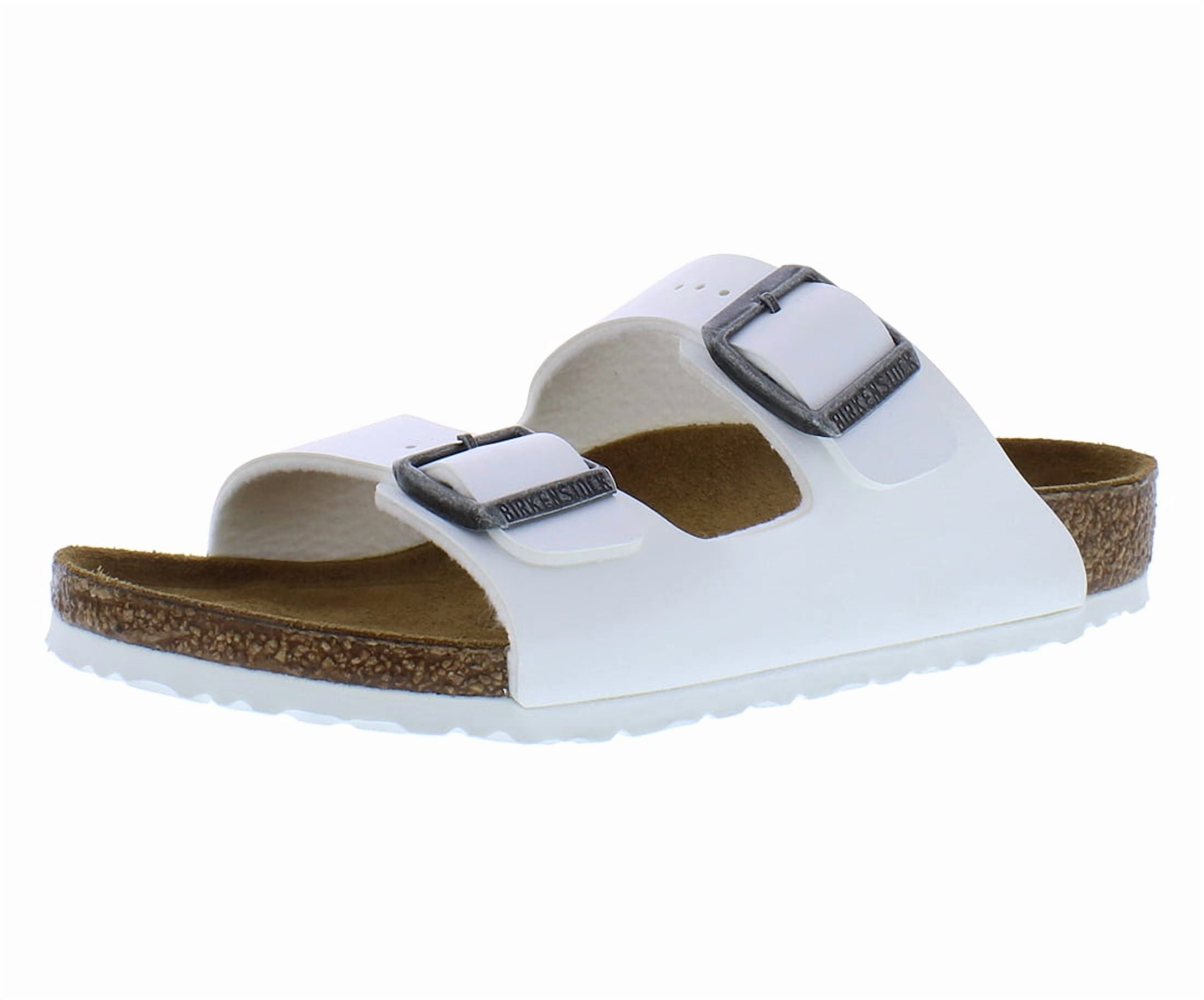 Birkenstock Boys Arizona Kids Leather Footbed Footbed Sandals