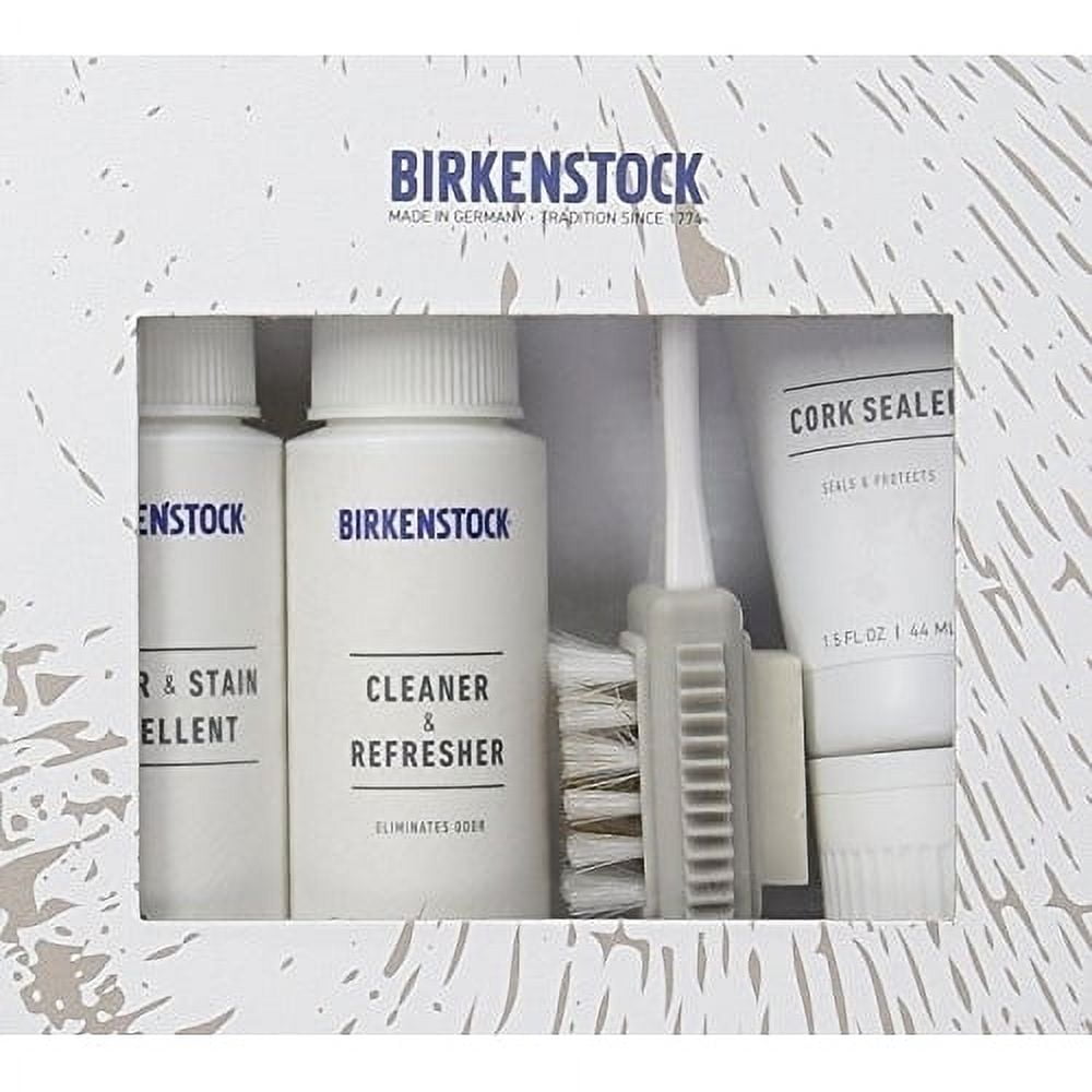 Birkenstock Deluxe Shoe Cleaning Kit, White, One Size, Cleaner
