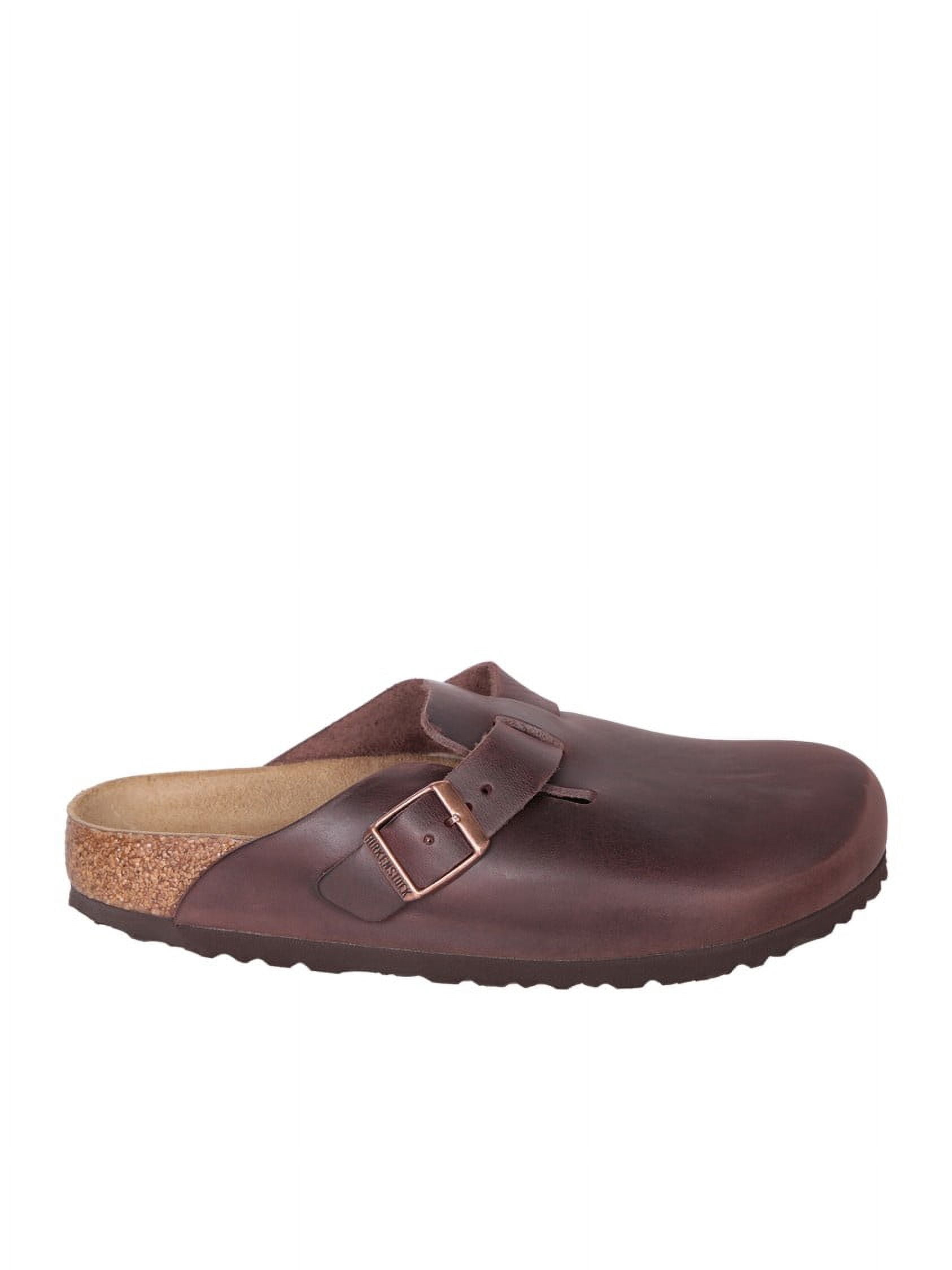 Birkenstock Female Leather Sabots Grey Sizes IT 34-50 2/3