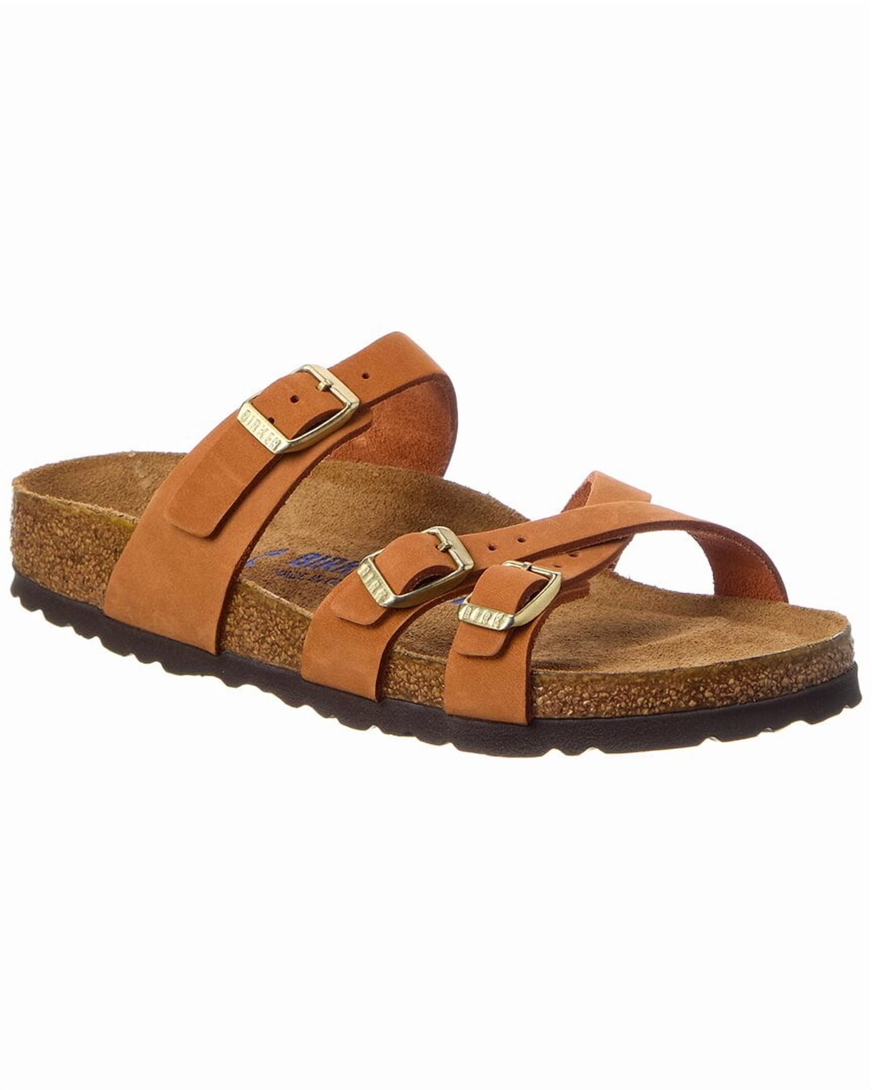 Birkenstock Franca Narrow Leather Sandal, 41, Brown
