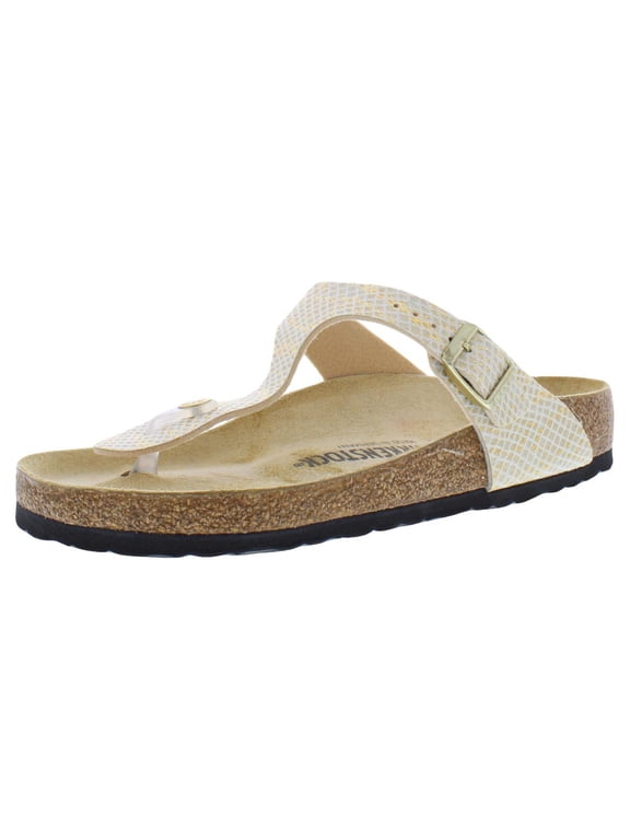 Gizeh Unisex Shoes Size 5, Color: Shiny Python Eggshell