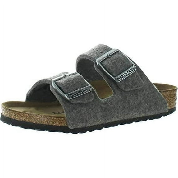 Birkenstock Kids' Arizona Sandal, WZ Gray Elk II, 26 EU Narrow