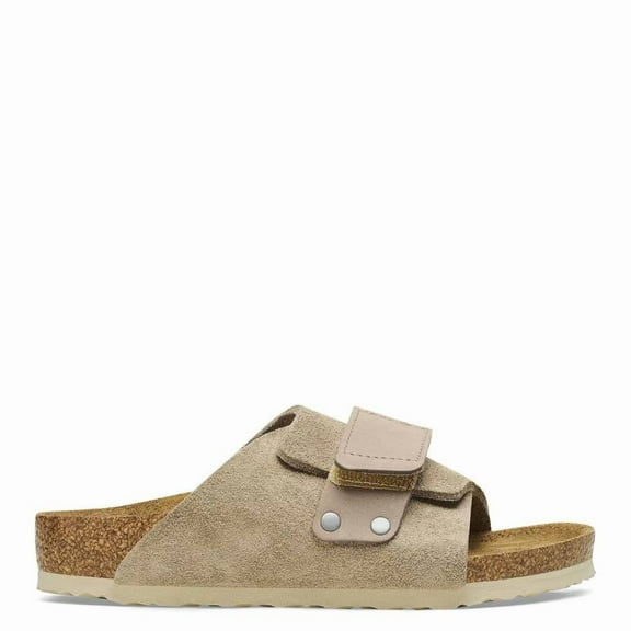 Birkenstock Kids Taupe Kyoto Slippers, Brand Size 30 (13 Big Kids)