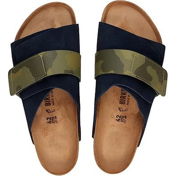 Birkenstock Kyoto Sandals - Wide Adjustable Strap - Anatomically Shaped Cork Footbed - EVA Sole - Casual Comfort