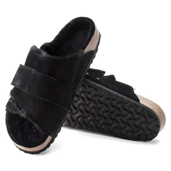 Birkenstock Kyoto Shearling Suede Leather - Multiple Colors & Sizes