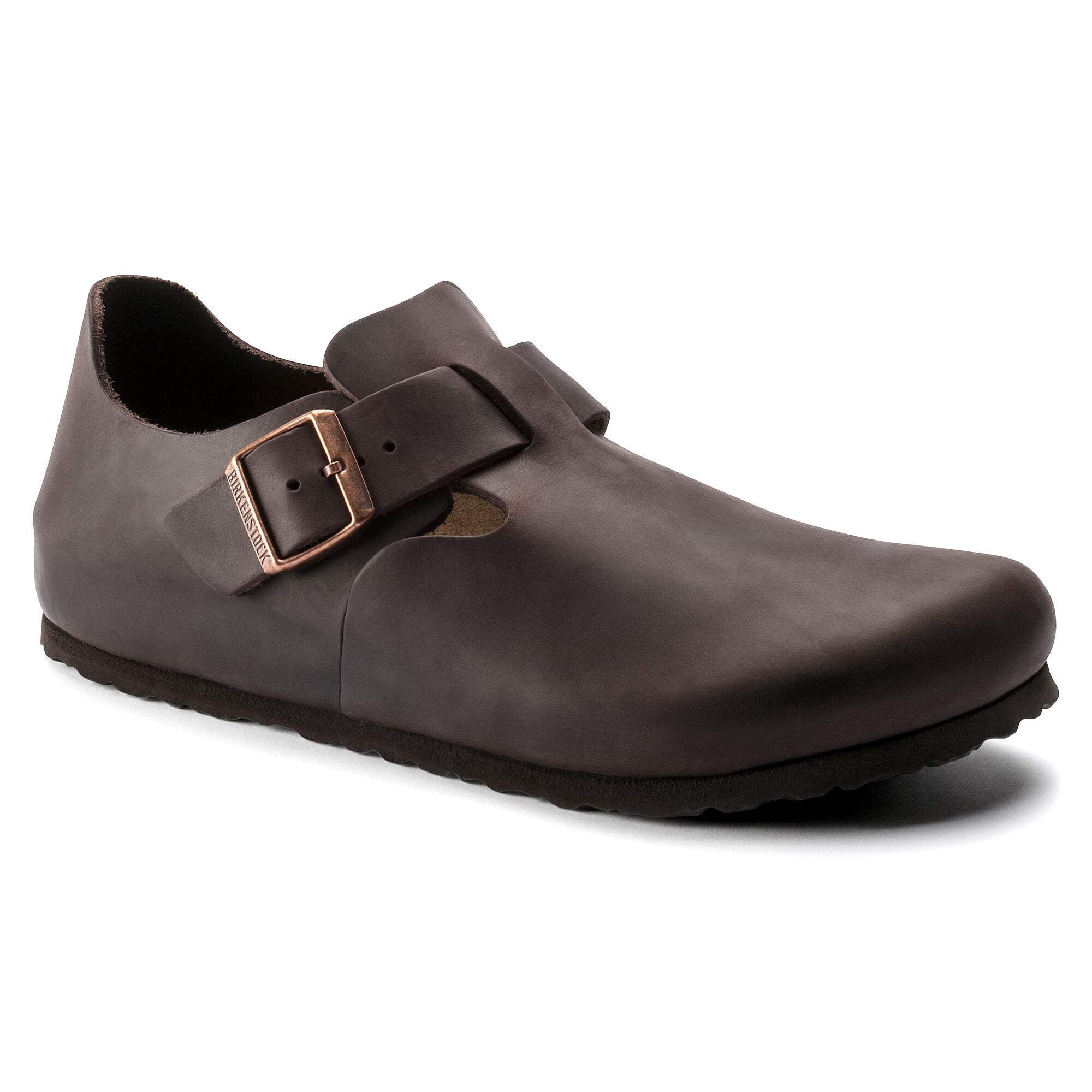 山*郎様 BIRKENSTOCK London BS HABANA / ハバナ Birkenstock London BS Narrow Oiled Leather Clog, 44, Brown
