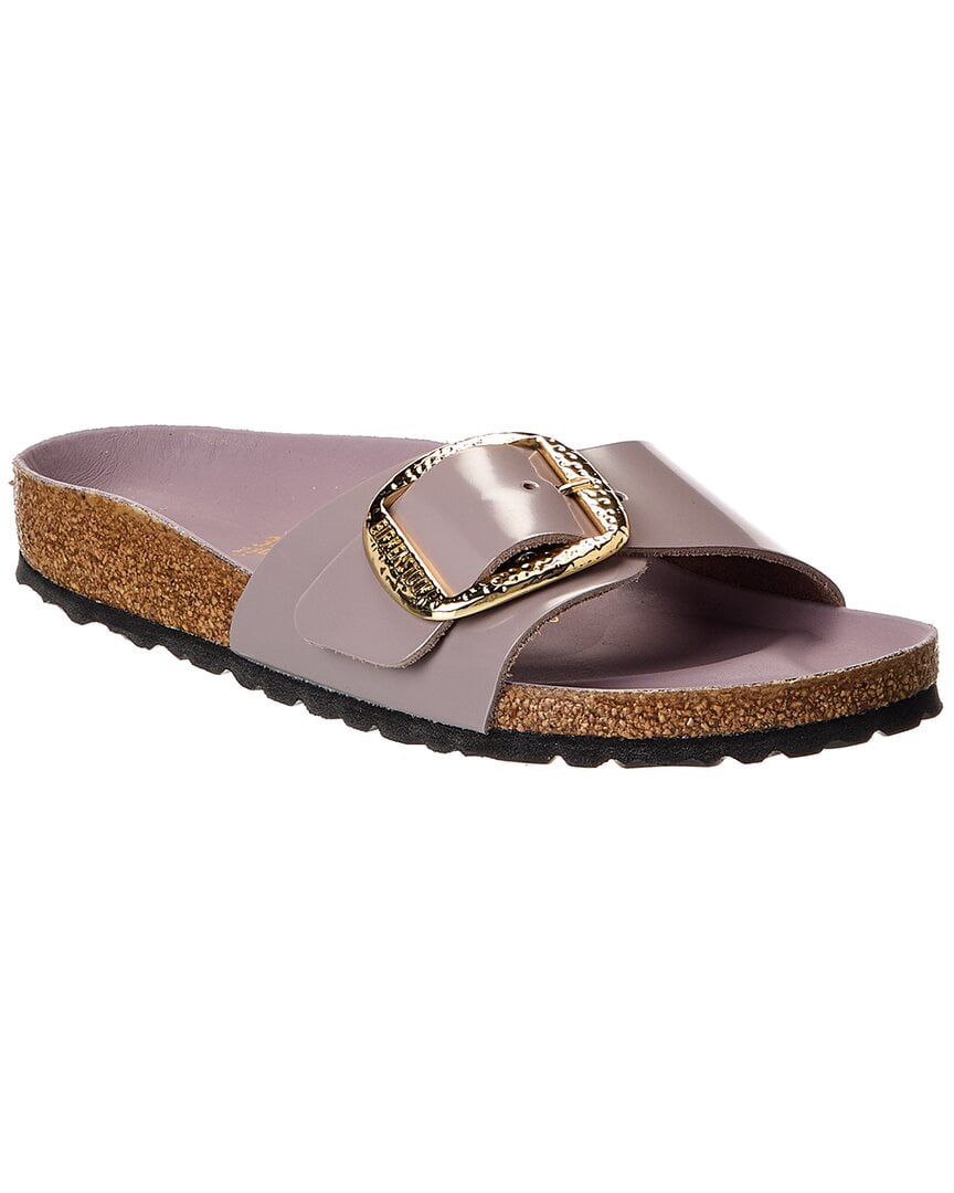 Birkenstock Madrid Narrow Big Buckle Patent Sandal, 36
