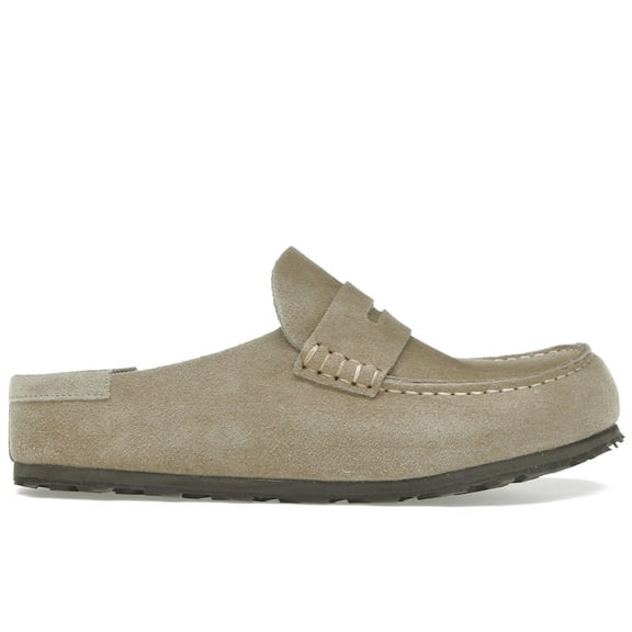 Birkenstock Men's Naples Wrapped Suede Leather Taupe Shoes, from StockX