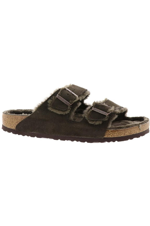 Mens Arizona Shearling Comfort Footbed Slide Sandals