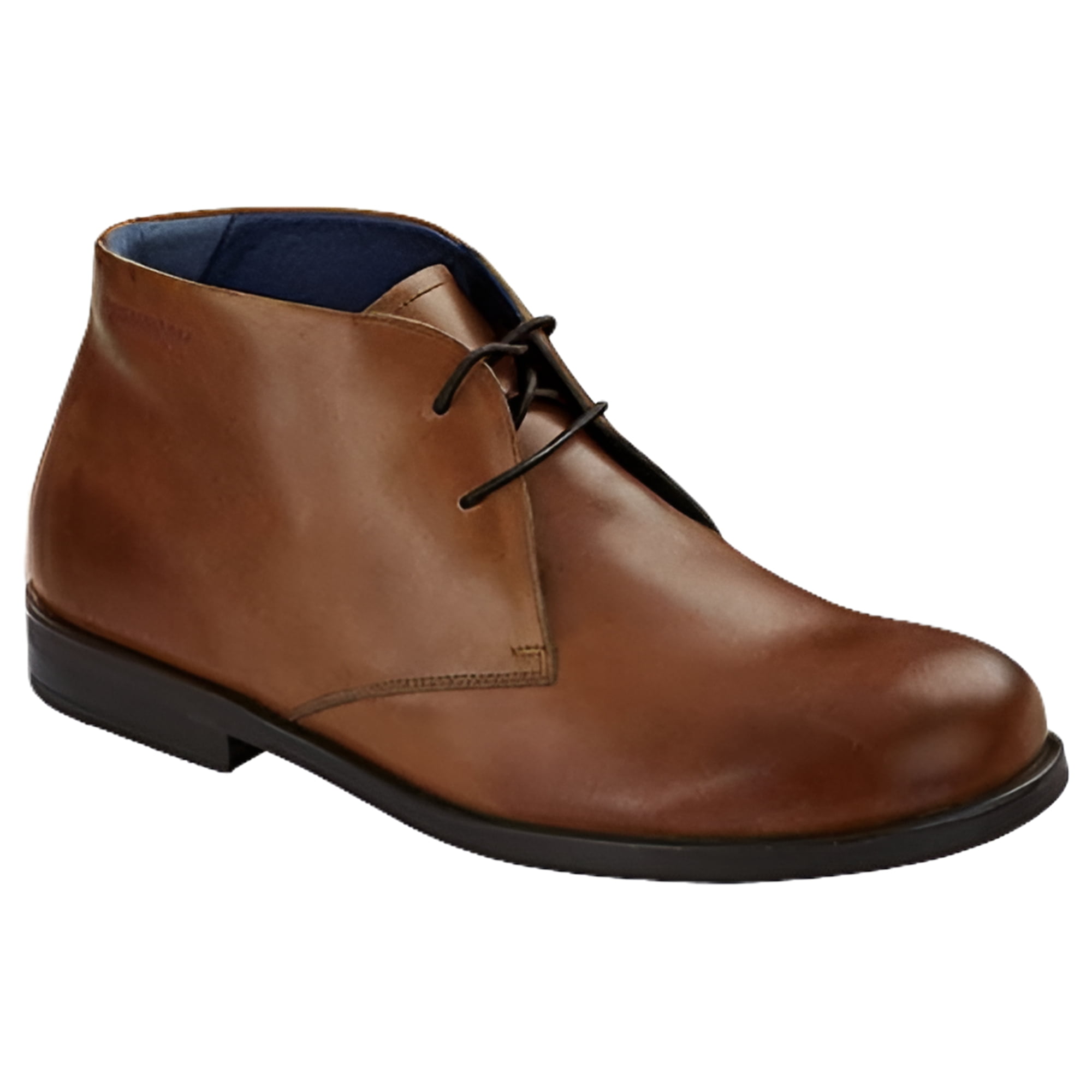 Birkenstock Flen Chukka lace-up ankle boot Cognac brown leather men new 42 9 Birkenstock Highwood Lace Boot (Men) - Chocolate Leather  main image 4
