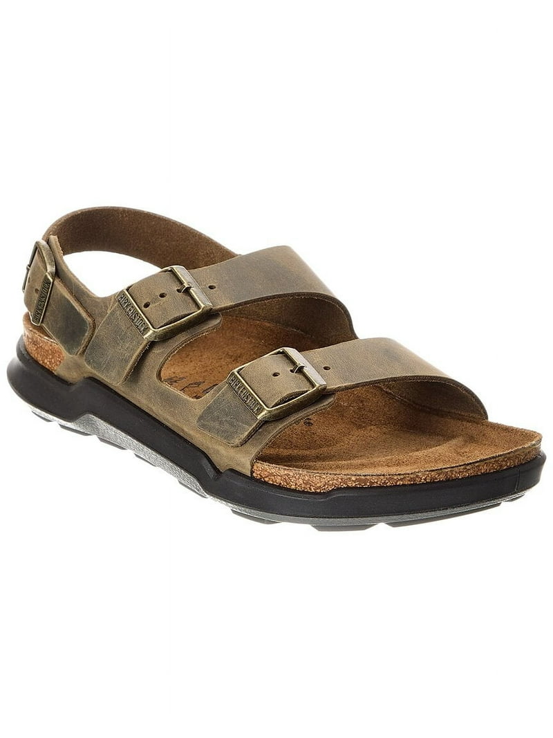 Birkenstock Milano CT Leather Sandal, 41, Brown