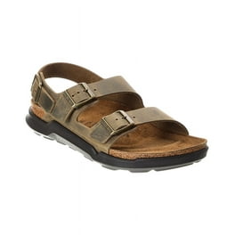 靴 BIRKENSTOCK 44 ALL LEATHER !! Birkenstock Men's Arizona Exquisite Black Leather - Tip Top