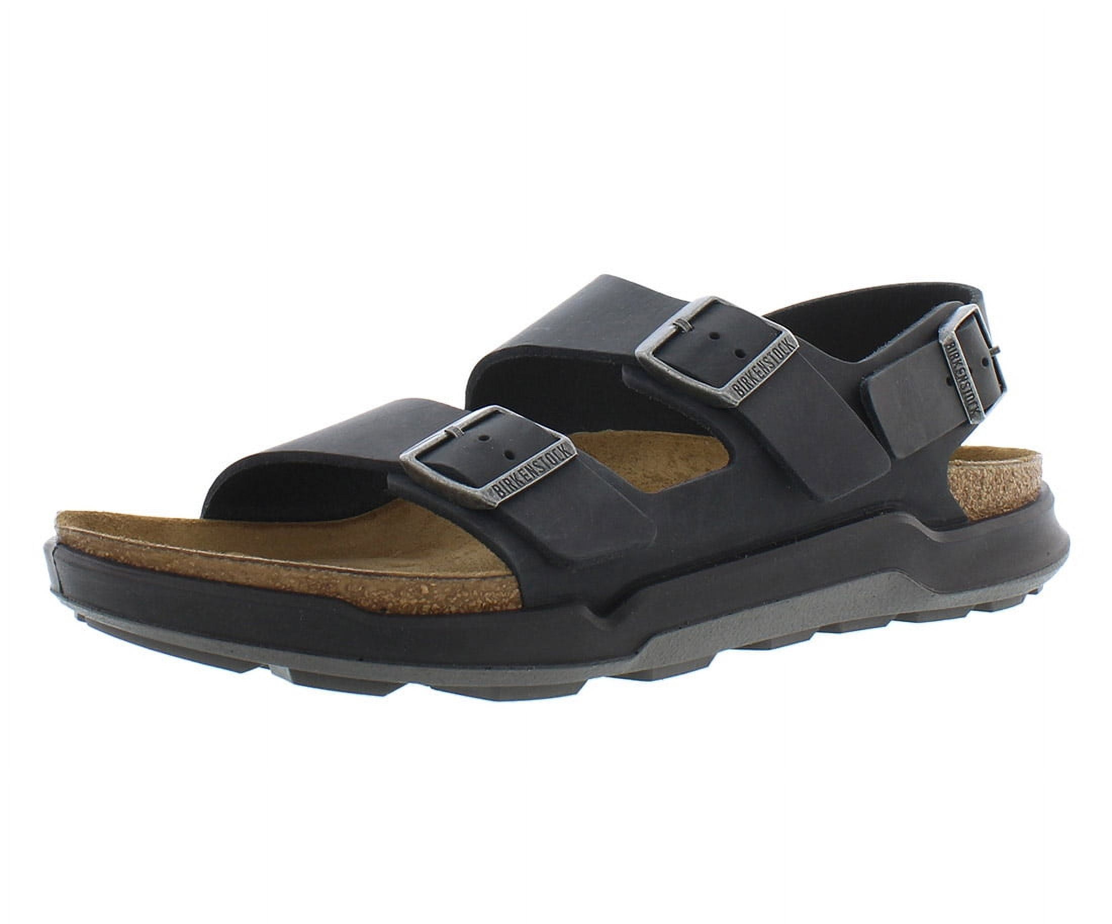 Birkenstock Milano BS Sandals - Brand New with Box Birkenstock New w/o Box Milano Insignia Blue Oiled Leather  main image 2