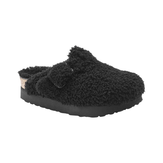 Birkenstock Papillio Boston Big Buckle Platform Shearling Slipper, 37