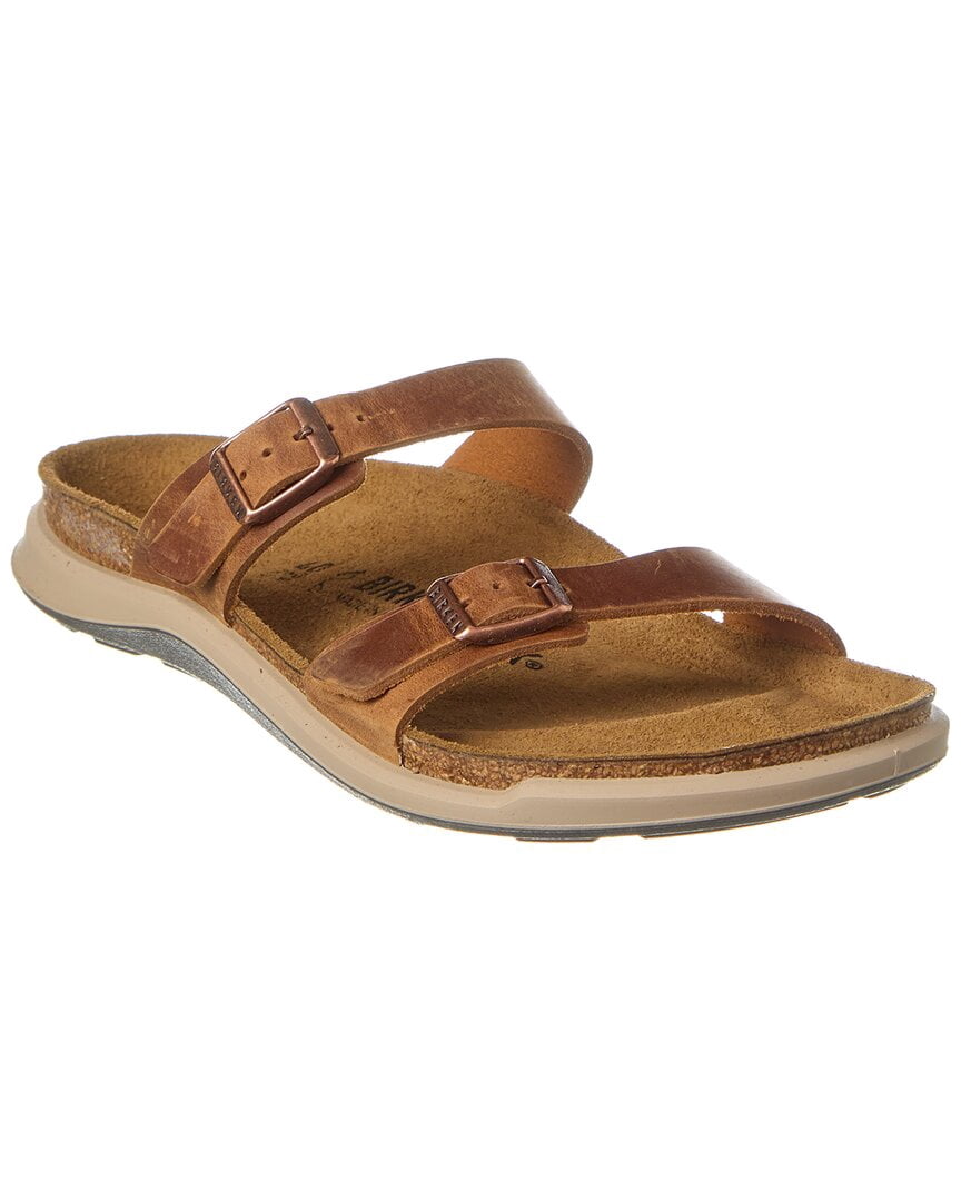 Birkenstock Sierra Leather Sandal, 39, Brown