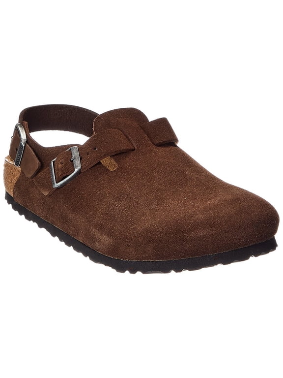 Tokio II Suede Clog, 44, Brown