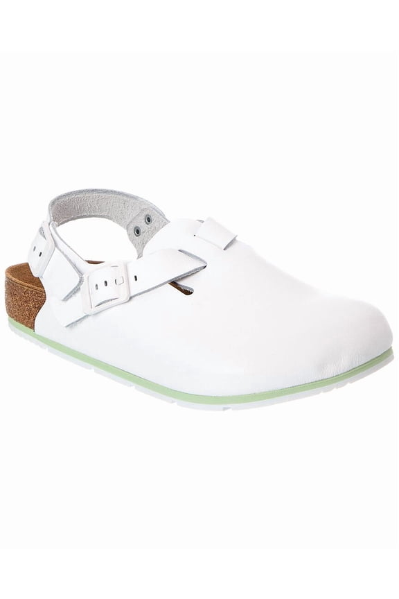 Tokio Pro Leather Clog, 45, White