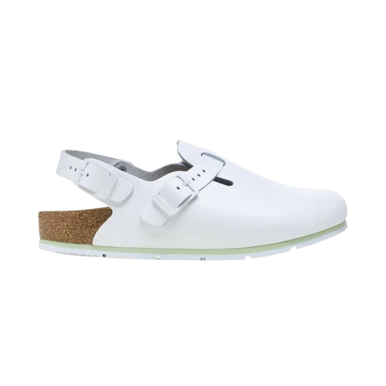 Birkenstock Tokio Pro White Leather Clog Sandal – Unisex