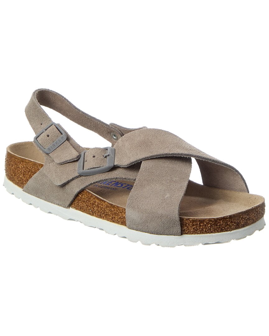 Birkenstock Tulum SFB Suede Sandal, 37, Grey