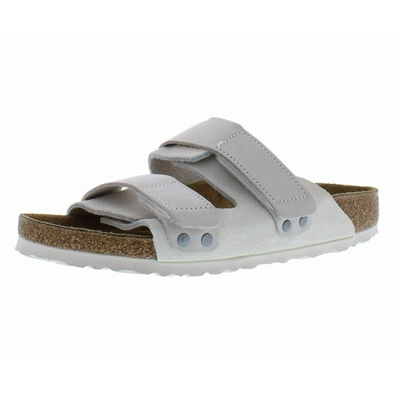 Birkenstock Uji Narrow Unisex Shoes Size 5, Color: Antique White