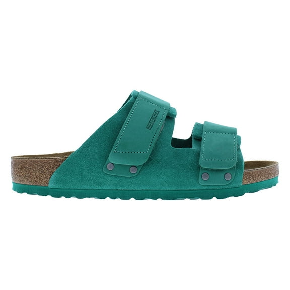 Birkenstock Uji Suede Unisex Shoes Size 8, Color: Digital Green