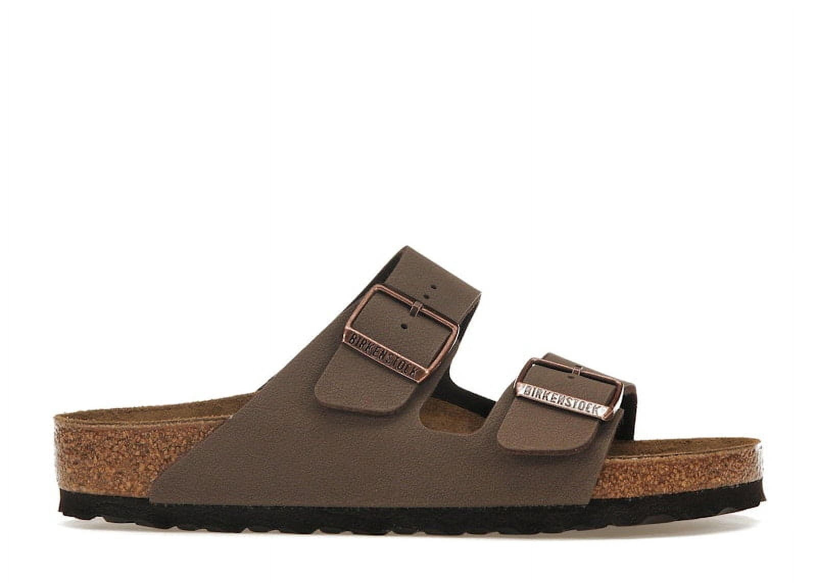 Birkenstock Unisex Arizona Birkibuc Mocca Sandals, from StockX