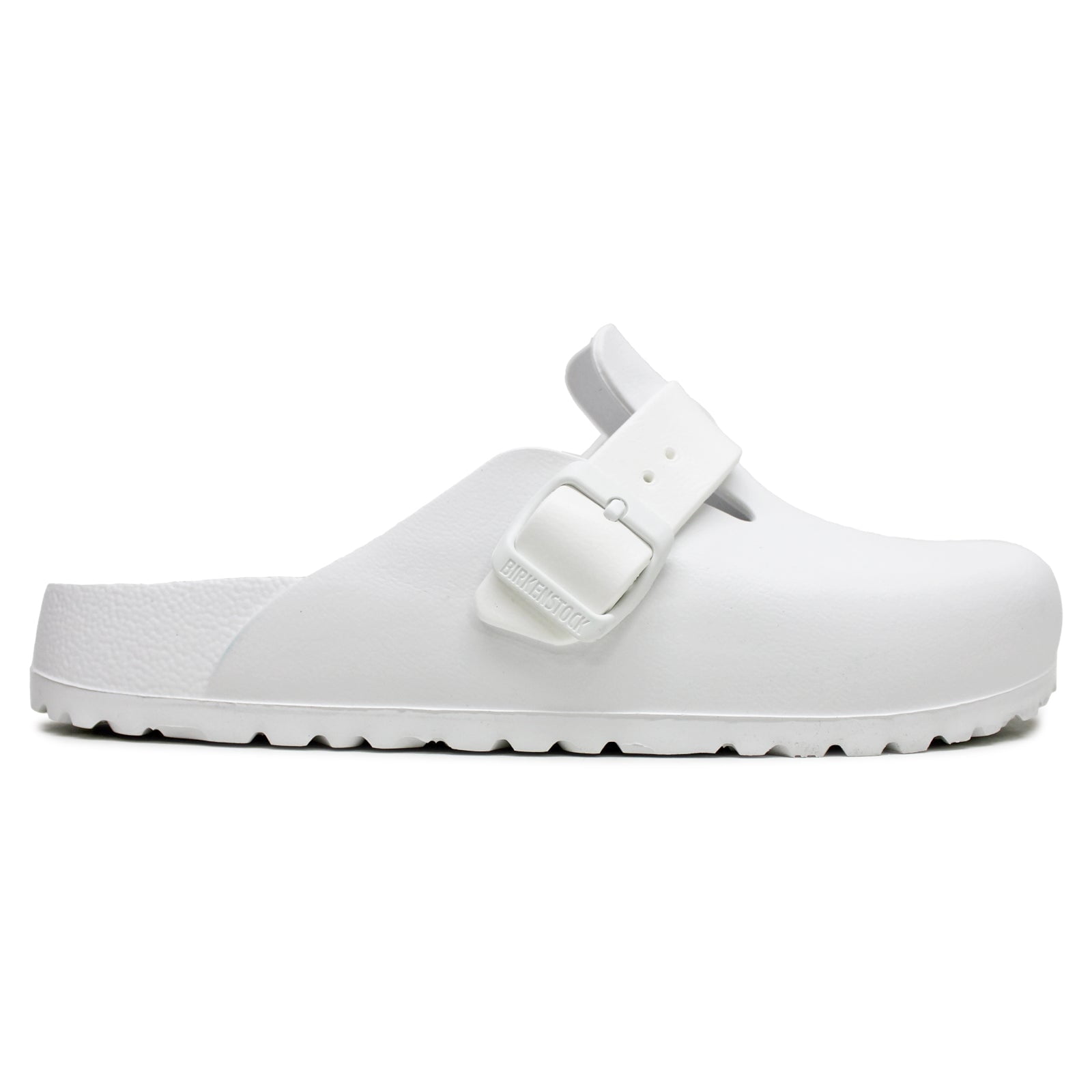 Birkenstock Women's Boston EVA Clog – Lightweight, Waterproof White Slip-On Comfort Shoe