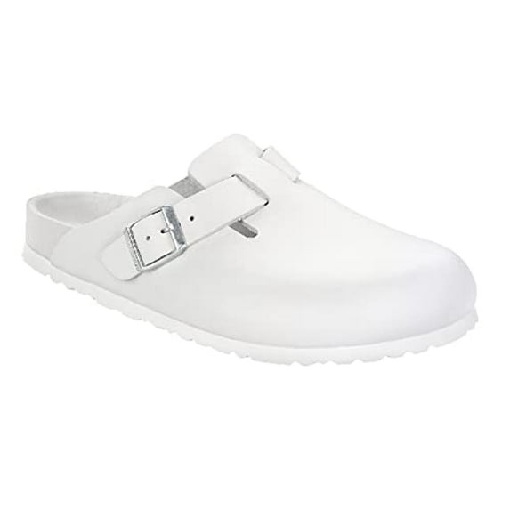 Birkenstock Unisex Boston, Exquisit Wei, 35 EU, Narrow