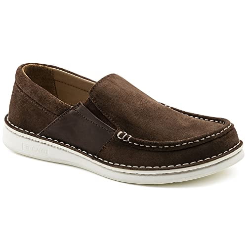 Birkenstock DUMA Mens Size EU 41 US M 8 W 1 Brown Leather Loafers Shoes Slip Ons Birkenstock Duma Dark Brown main image 4