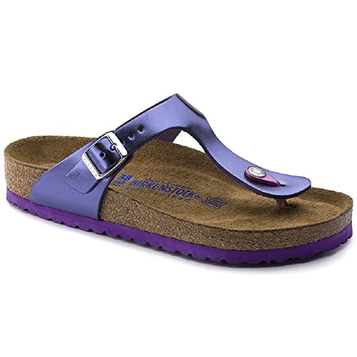 Birkenstock Unisex Gizeh Essentials EVA Sandals, Metallic  display picture 1
