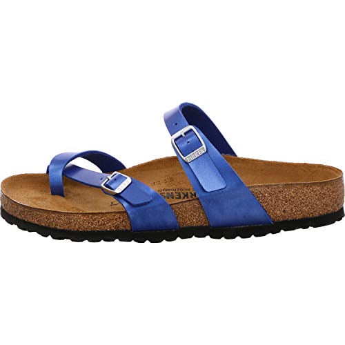 birkenstock mayari electric metallic ocean