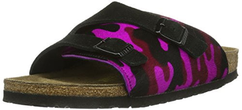 Birkenstock Unisex Zurich Sandals, Schwarz/Camo Pink, 42 EU