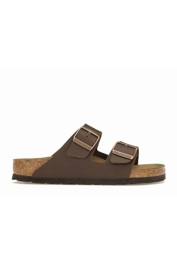 Women's Arizona Birko-Flor Dark Brown Sandals, from StockX