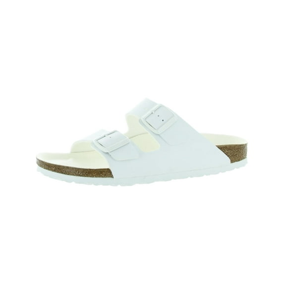 Birkenstock Women's Arizona Double Buckle Cork Sandals White Size 38