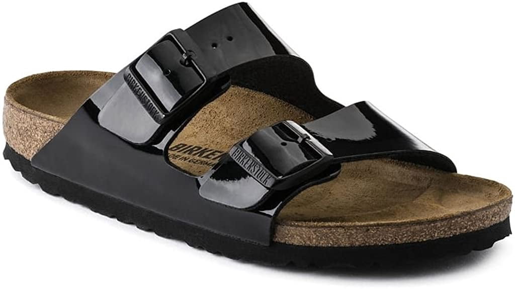 Birkenstock Arizona Birko-Flor Womens Sandals - Black Patent