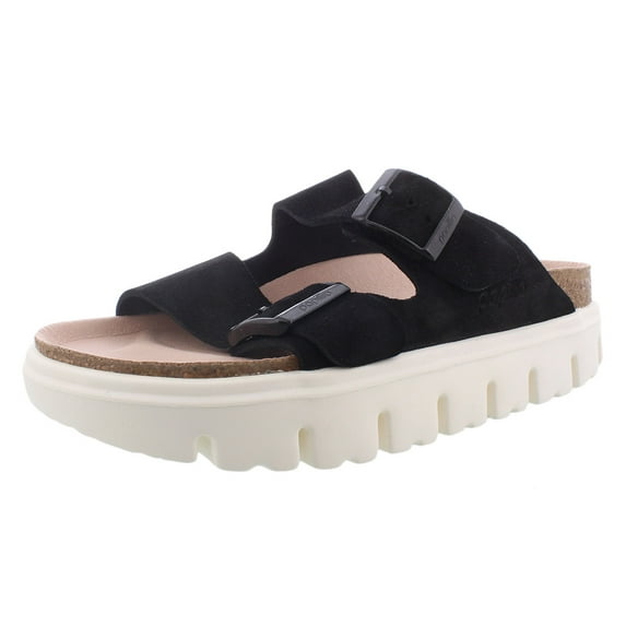 Birkenstock Women's Arizona Suede Chunky Narrow Birko-Flor Sandal, 38